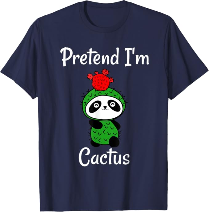 Cute Panda Pretend I'm a Cactus