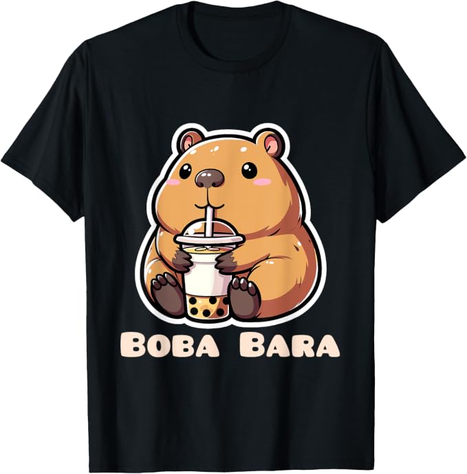 Funny Capybara Bubble Tea Rodent Guinea Pig