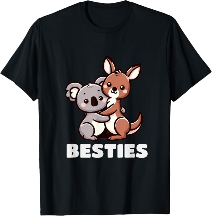 Cute Koala Bear and Kangaroo Besties Friends Best Oz Pal