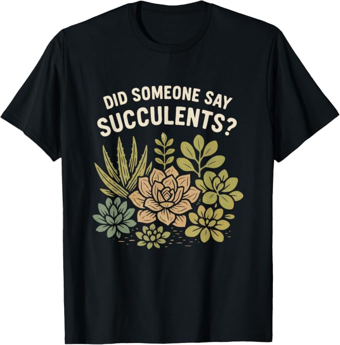 Vintage Succulents Cactus Lover Plants Gardening Lover Hobby
