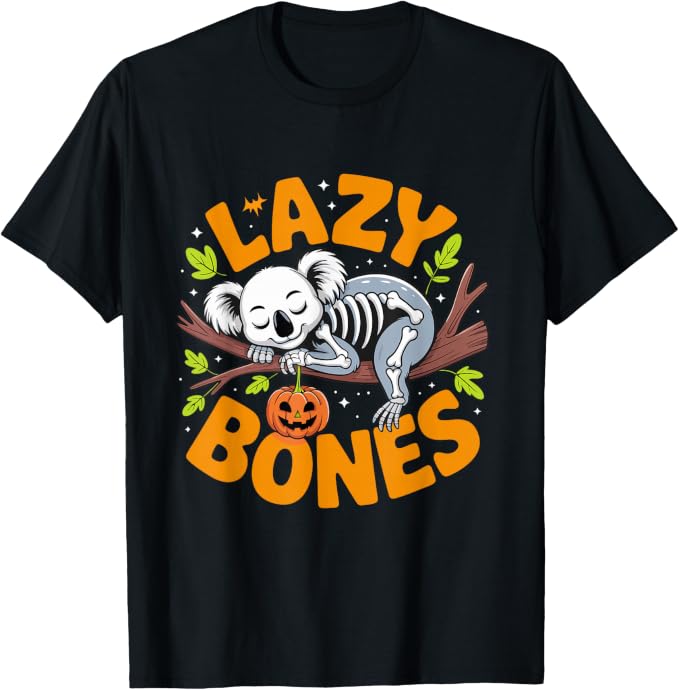 Funny Lazy Bone Koala Bear Halloween Skeleton