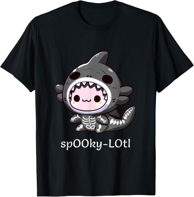 Funny Cute Spooky Axolotl