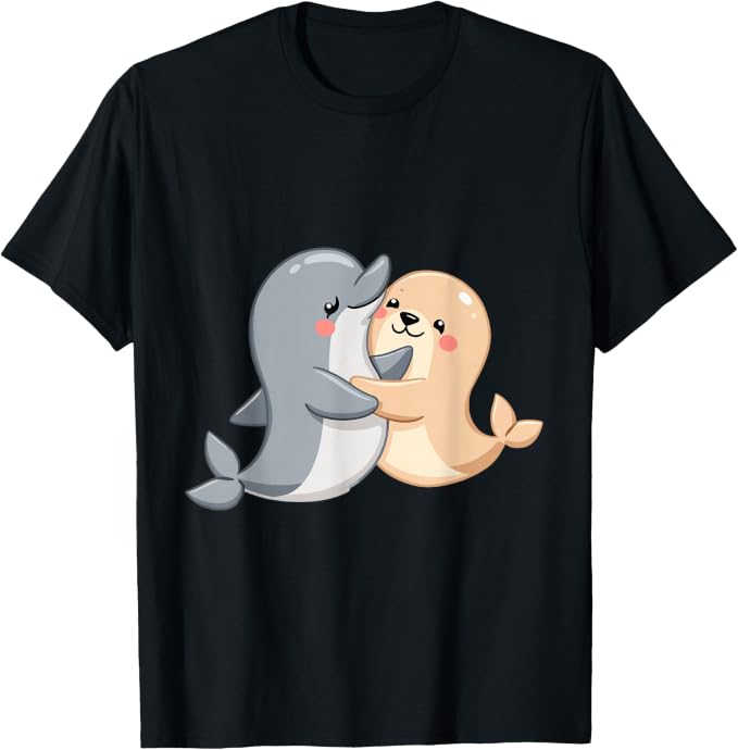 Cute Dolphin and Seal Lover Besties Gifts